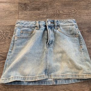 brandy melville mini denim skirt